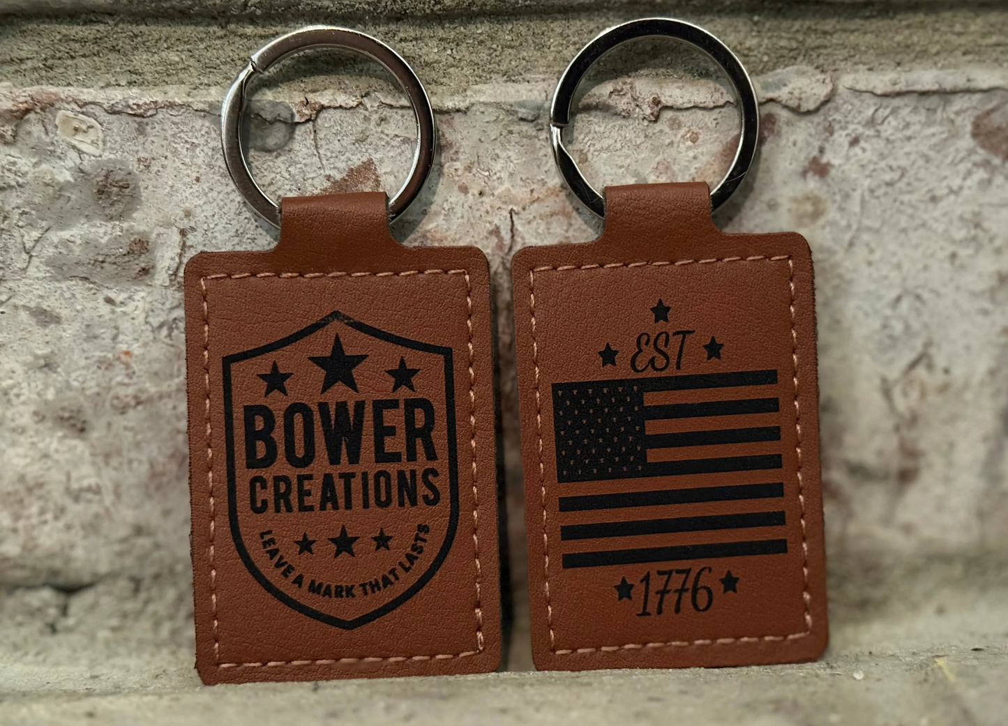 Leather Keychain